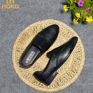 Classic Black Slip-On Shoes