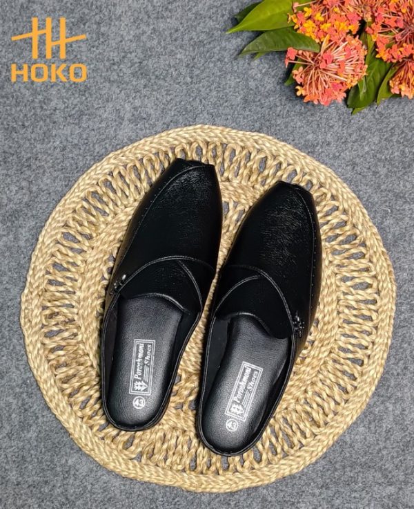 Classic Black Peshawari Shoe
